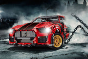 3386PCS MOC Technic American Muscle Racing Car Building Blocks Educational Toy Model Brick Fully Compatible With Lego